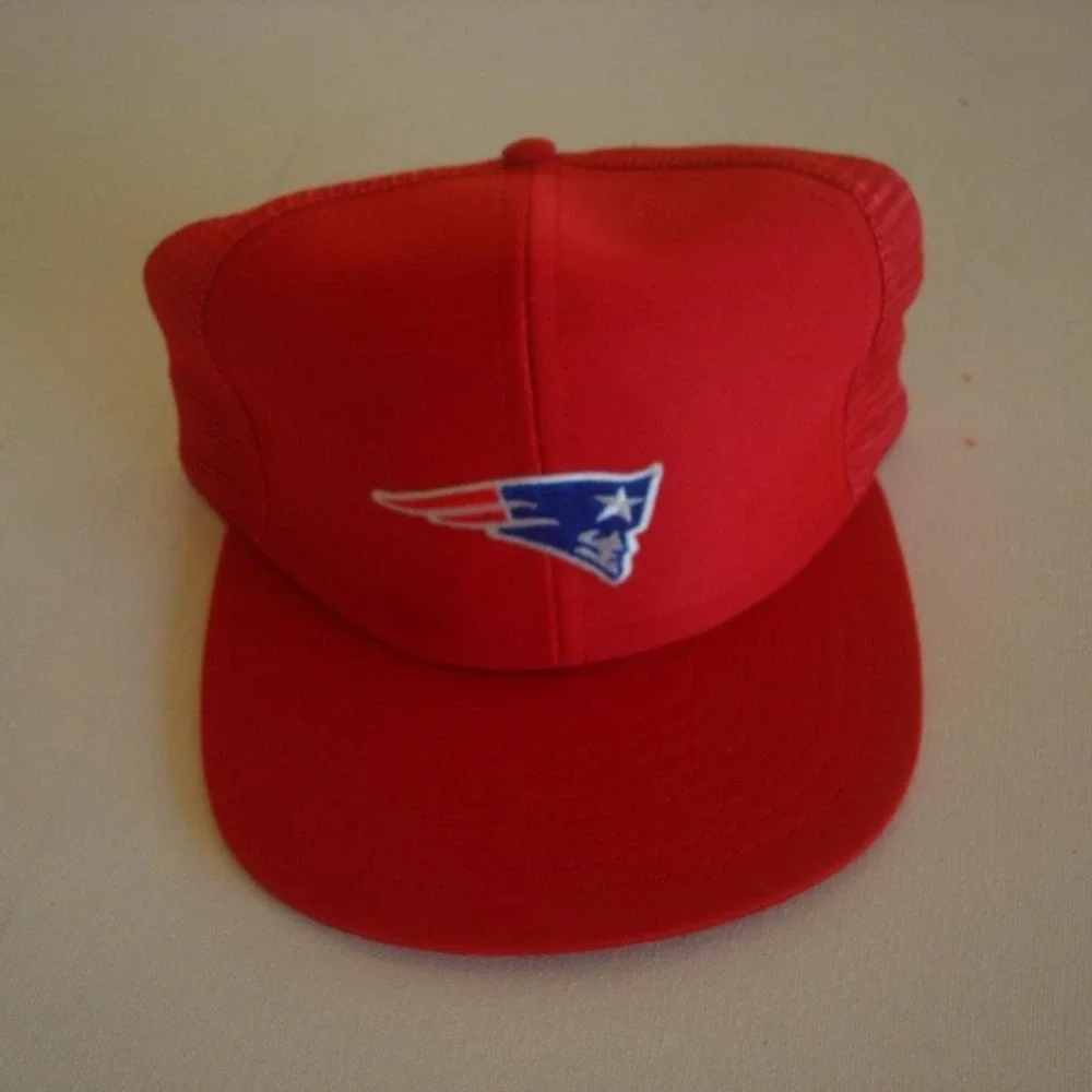 PATRIOTS TRUCKER 90S MEDIUM/LARGE HAT CAP VINTAGE‎ 00S Y2K S3